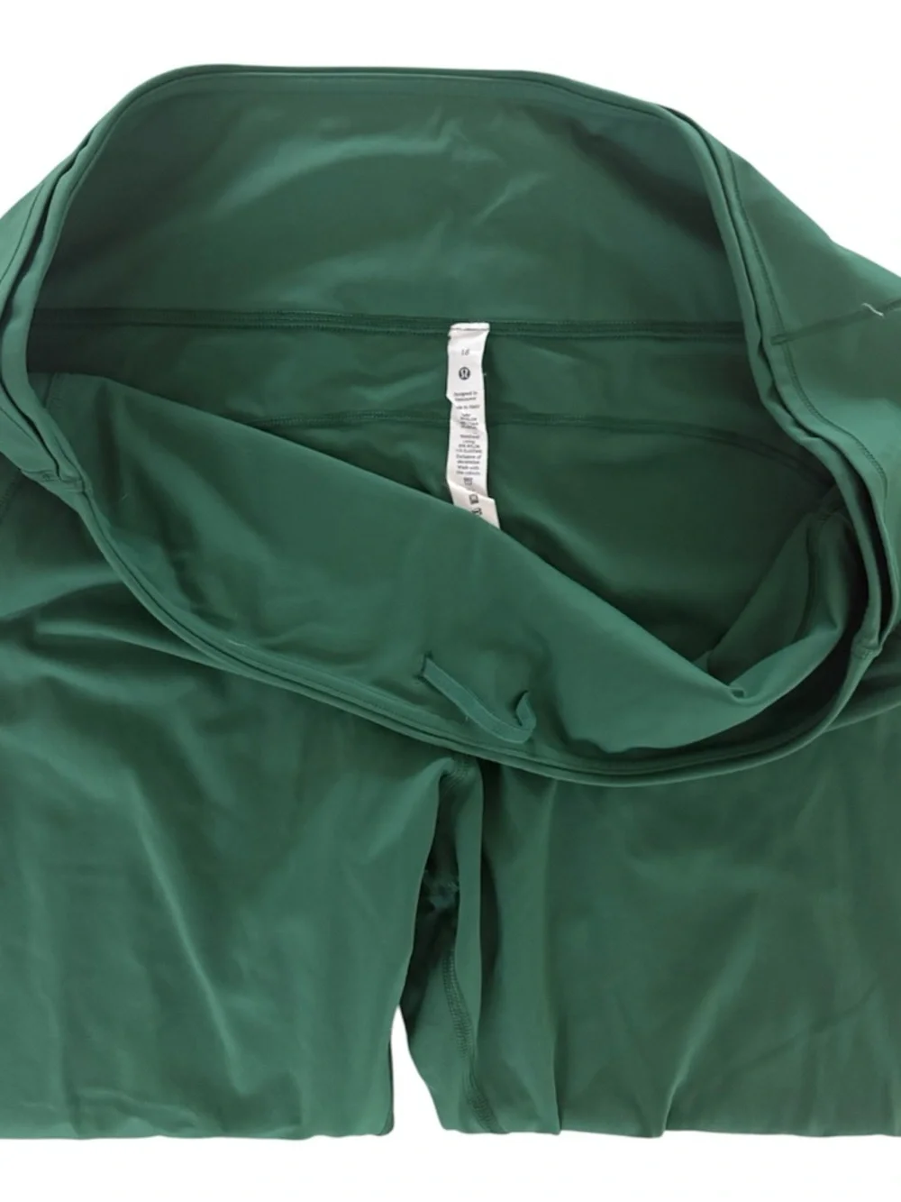 Lululemon Fast and Free High-Rise Tights 25” Everglade green. Size 18.